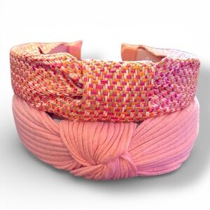 J. Crew Multicolor Woven Headband & FREE Coordinating Peach Headband
